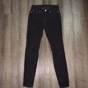 Gap Premium Super Skinny Corduroy Pants -0/25